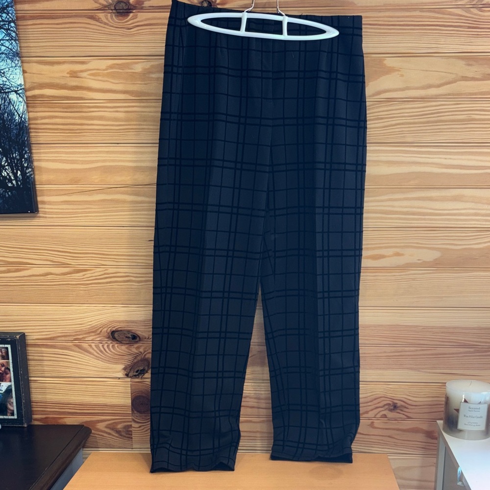 Talbots Black Plaid Women's Pants